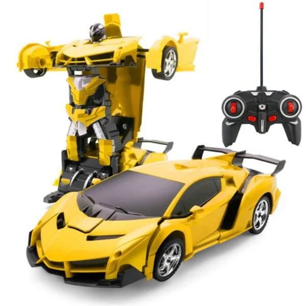 2 in 1 Electric RC Car Transformation Robots Children Boys Toys Outdoor Remote Control Sports Deformation Car Robots Model Toy — image 4 of 14