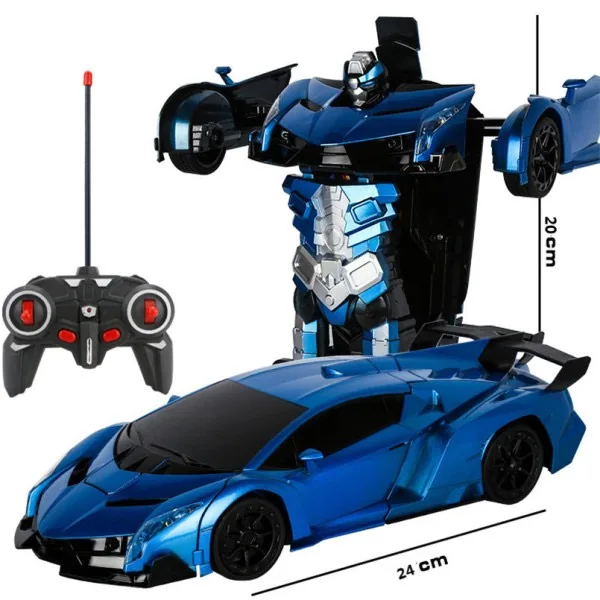 2 in 1 Electric RC Car Transformation Robots Children Boys Toys Outdoor Remote Control Sports Deformation Car Robots Model Toy — image 5 of 14