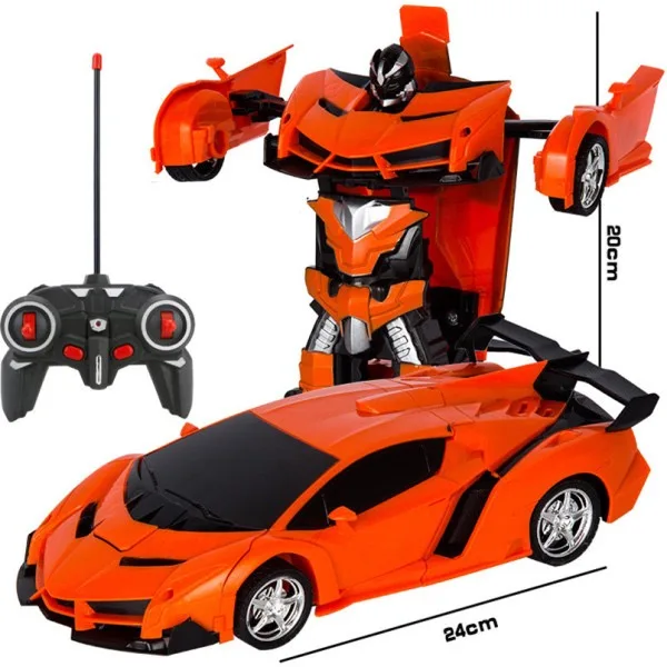 2 in 1 Electric RC Car Transformation Robots Children Boys Toys Outdoor Remote Control Sports Deformation Car Robots Model Toy — image 6 of 14