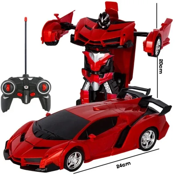 2 in 1 Electric RC Car Transformation Robots Children Boys Toys Outdoor Remote Control Sports Deformation Car Robots Model Toy — image 7 of 14