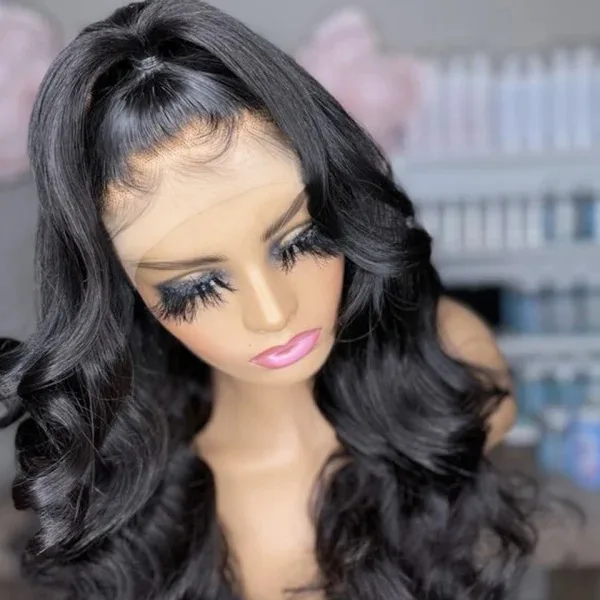 Body Wave Lace Front Wig Lace Front Human Hair Wigs Preplucked Melted Hairline Wig For Women Full Wig Leader — image 6 of 13