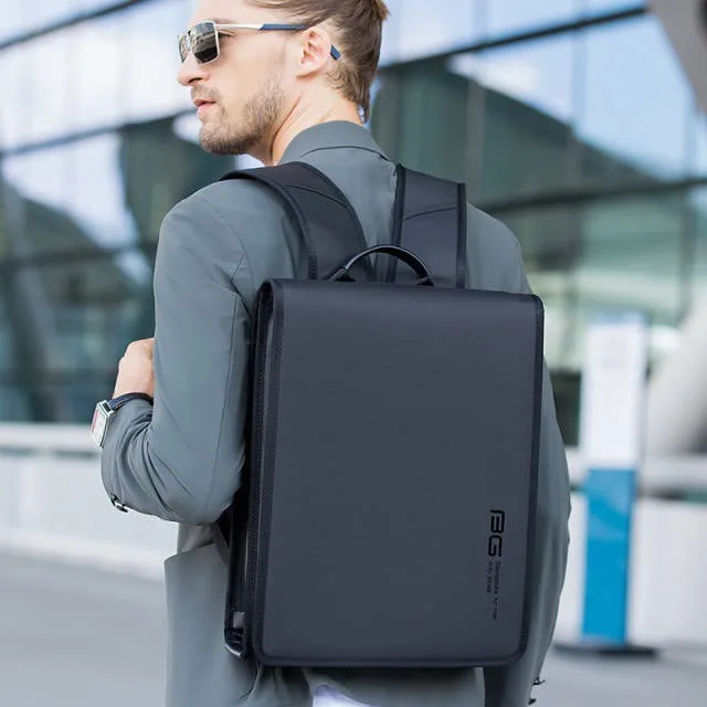 Fashion Business Backpack Men's USB Anti-Theft Computer Bags Large Capacity 15.6 Inch Laptop Backpacks Men Waterproof Rucksack — image 4 of 5