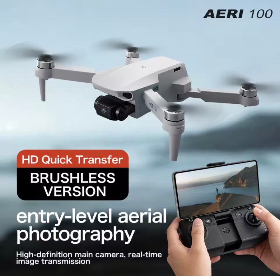 NEW Aeri100 VR Drone 8K 1080P HD Camera 1:1 Scale Aerodynamic Design Remote Control Brushless 360° Obstacle Avoidance Flying Toy — image 6 of 8