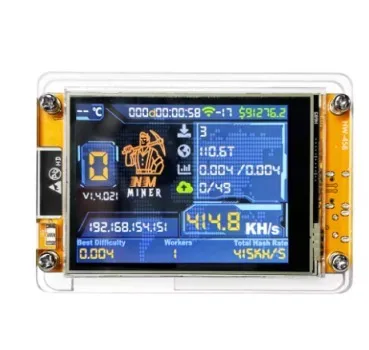 NMMiner NerdMiner V2 Hashrate Lucky Miner ESP32 2.8 inch Smart Display Crypto Solo Lottery 960KH/s Bitcoin ESP32-2432S028R DROOM — image 2 of 5