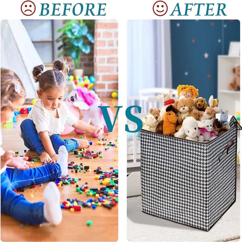 Quilt Storage Box Dustproof Organizers Non-woven Wardrobe Space Saving Bag House-moving Bedding Box Travel Storage Organization — image 3 of 12