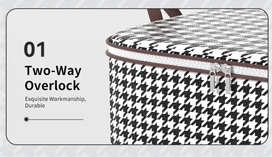 Quilt Storage Box Dustproof Organizers Non-woven Wardrobe Space Saving Bag House-moving Bedding Box Travel Storage Organization — image 6 of 12