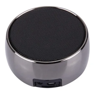 Silver Portable Wireless Bluetooth Speaker Original BS01 Soundbar Mini Metal Subwoofer Outdoor Speakers Support TF Card USB Radio AUX — image 3 of 6