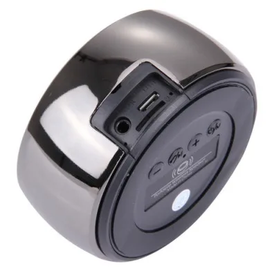 Silver Portable Wireless Bluetooth Speaker Original BS01 Soundbar Mini Metal Subwoofer Outdoor Speakers Support TF Card USB Radio AUX — image 4 of 6