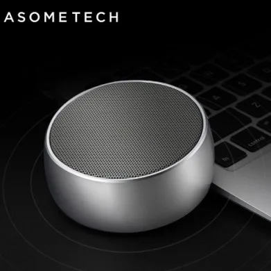 Silver Portable Wireless Bluetooth Speaker Original BS01 Soundbar Mini Metal Subwoofer Outdoor Speakers Support TF Card USB Radio AUX — image 5 of 6
