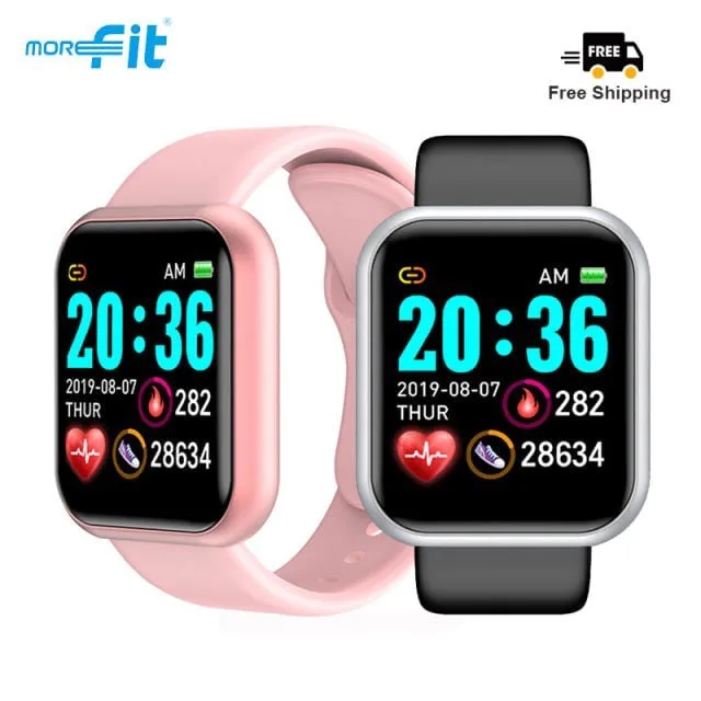 White-Original Y68 Smart Watches D20 Men Women Sport Fitness Tracker Heart Rate Blood Pressure Waterproof Smartwatch Dropshipping — image 2 of 6